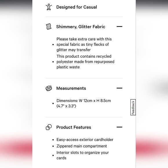 *NWT* LULULEMON Glitter Pink Everywhere Belt Bag & Clippable Card Pouch Set - Picture 11 of 13